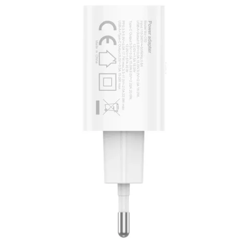 JELLICO fali töltő WJ-C60 PD 20W 1xUSB-C + 1xUSB QC3.0 + USB-C - Lig-6974929209971 5 kép