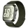 Huawei Watch Fit 3 / 4 / 4 Pro / 5 / 5 Pro Tech-Protect Nylon szíj katonai zöld