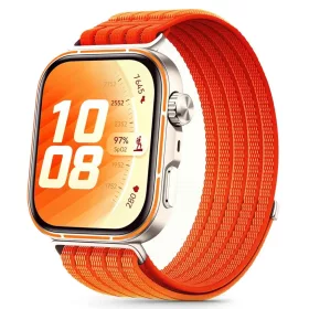   Huawei Watch Fit 3 / 4 / 4 Pro / 5 / 5 Pro Tech-Protect Nylon narancssárga szíj