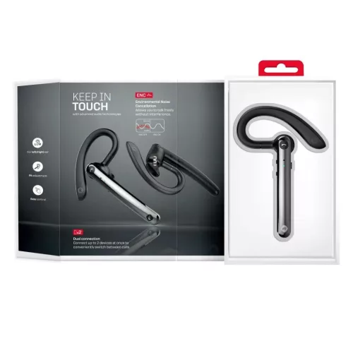 FORCELL Orion Slim fekete vezeték nélküli mono headset-5903396461309 10 kép