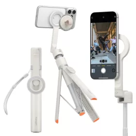 Spigen S582W Bluetooth szelfibot állvánnyal dűne bézs
