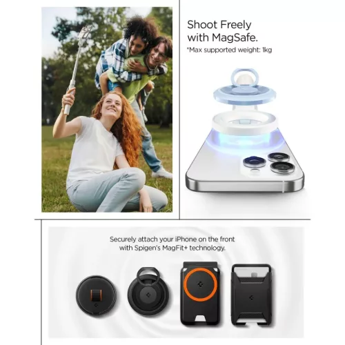 Spigen S582W Bluetooth szelfibot állvánnyal dűne bézs-8800337245066 9 kép