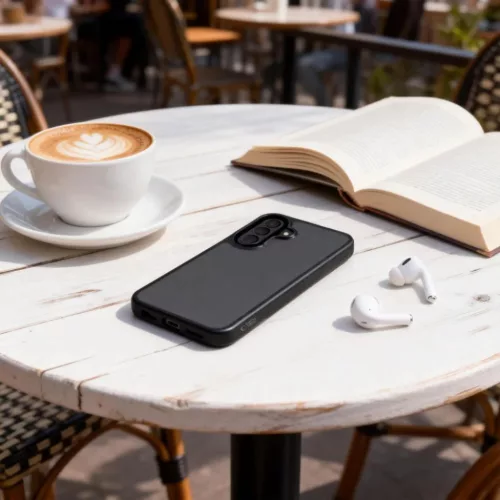 Samsung Galaxy A36 / A37 / A56 / A27 5G Tech-Protect Magmat fekete mat-5906302392551 5 kép