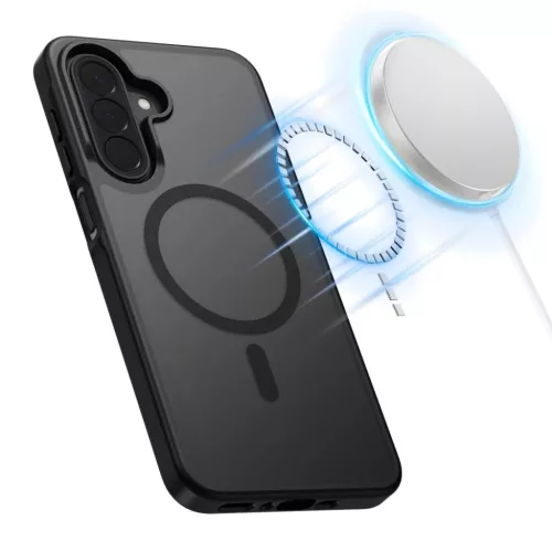 Samsung Galaxy A27 5G Tech-Protect Magmat MagSafe matt fekete tok-5906302392568 3 kép