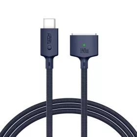   Tech-Protect MMC01 Ultraboost mágneses MacBook kábel USB-C - MagSafe 3 140W 200cm éjkék