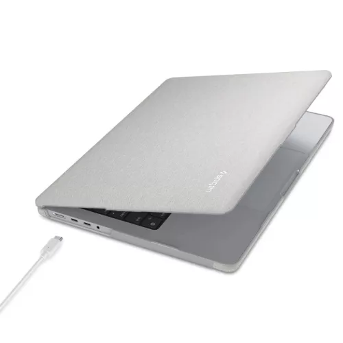 Apple MacBook Pro 16 (2021-2026) Spigen Urban Fit tok világosszürke-8800337240986 2 kép
