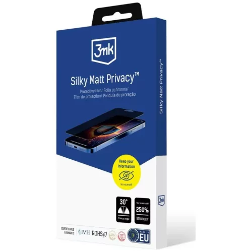 Honor Magic 8 Pro 3MK Silky Matt Privacy adatvédelmi üvegfólia-5903108756785 4 kép