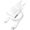 Blue Star USB-A 1A 5W hálózati töltő adapter + USB-A–Lightning k-5901737183729 3 kép
