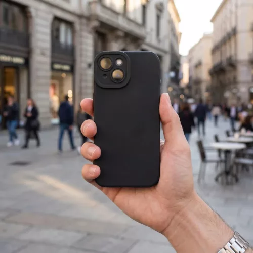 iPhone 11 Matt 2.0 fekete tok-5903396463433 6 kép
