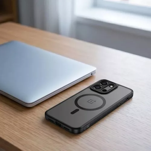 OnePlus Nord 6 Tech-Protect Magmat MagSafe matt fekete tok-5906302324095 5 kép