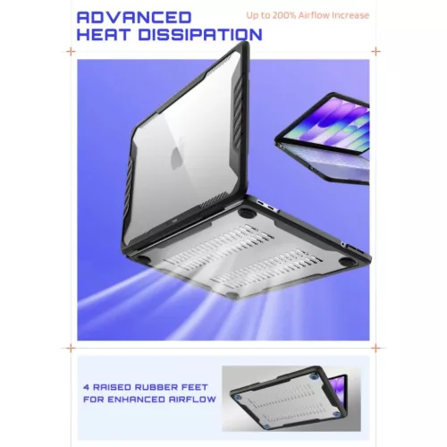 MacBook Neo 13 2026 Supcase Unicorn Beetle Pro fekete/átlátszó tok-843439161412 3 kép