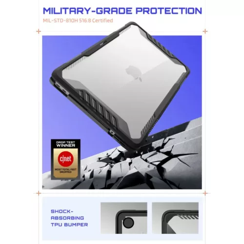 MacBook Neo 13 2026 Supcase Unicorn Beetle Pro fekete/átlátszó tok-843439161412 4 kép