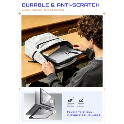 MacBook Neo 13 2026 Supcase Unicorn Beetle Pro fekete/átlátszó tok-843439161412 6 kép