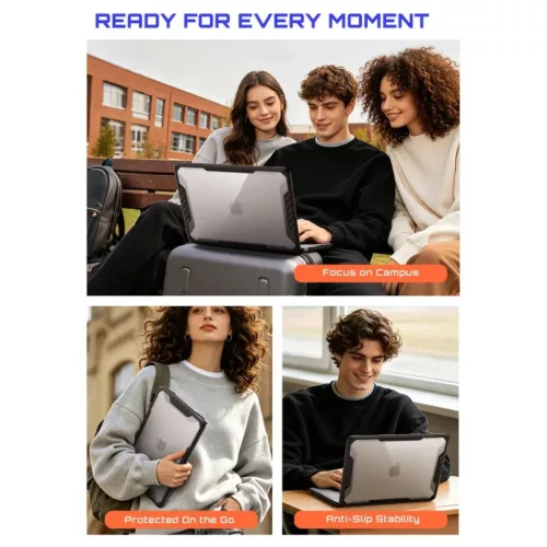 MacBook Neo 13 2026 Supcase Unicorn Beetle Pro fekete/átlátszó tok-843439161412 7 kép