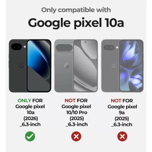 Dexnor Google Pixel 10a ütésálló tok beépített kameravédő csú-6970052298790 2 kép