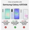 Dexnor Samsung Galaxy A37 tok beépített kijelzővédővel, mágneses-6977140254270 5 kép