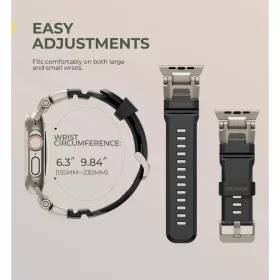 Dexnor Apple Watch Ultra 2 / Ultra 49 mm szíj strapabíró fém csatl-6977140258247 2 kép