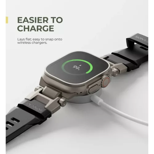 Dexnor Apple Watch Ultra 2 / Ultra 49 mm szíj strapabíró fém csatl-6977140258247 3 kép