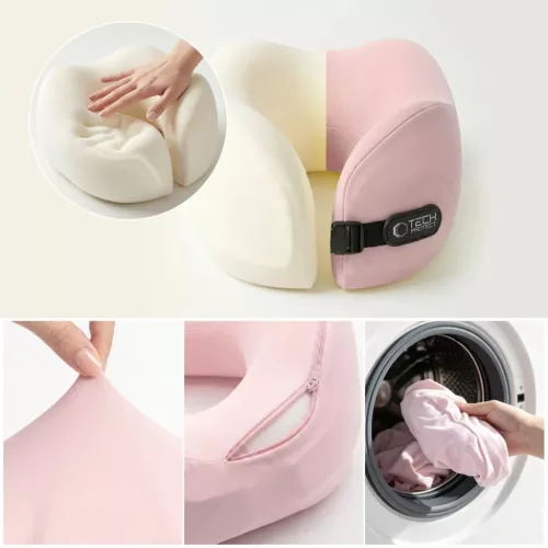 Tech-Protect ComfortRest utazó nyakpárna rózsaszín-5906302340125 3 kép