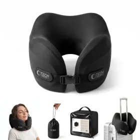 Tech-Protect ComfortRest utazó nyakpárna fekete-5906302353118 2 kép