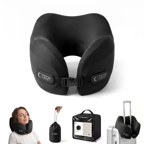 Tech-Protect ComfortRest utazó nyakpárna fekete-5906302353118 2 kép
