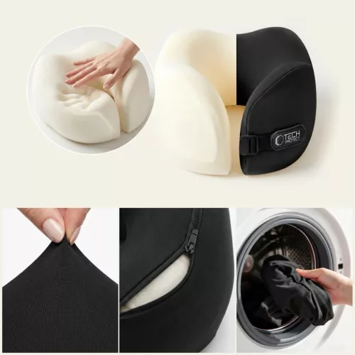 Tech-Protect ComfortRest utazó nyakpárna fekete-5906302353118 3 kép