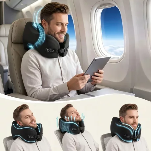 Tech-Protect ComfortRest utazó nyakpárna fekete-5906302353118 4 kép
