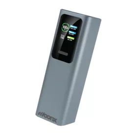   MOONX MP07 PD külső akkumulátor 165W 2xUSB-C + 1xUSB QC3.0 22.5W 30000mAh ezüst