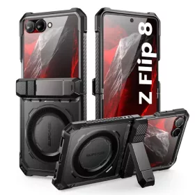   Samsung Galaxy Z Flip 8 Supcase UB Grip Mag MagSafe fekete tok