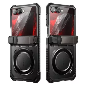 Samsung Galaxy Z Flip 8 Supcase UB Grip Mag MagSafe fekete tok-843439162266 2 kép