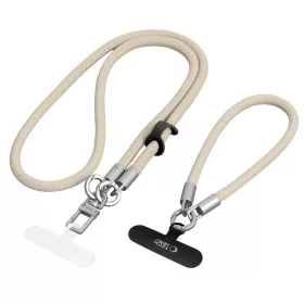 Tech-Protect C10S Rope Crossbody & Wrist sivatagi bézs/titán-5906302324361 1 kép