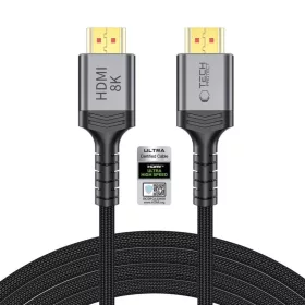 Tech-Protect UltraBoost HDMI 2.1 kábel 4K 120Hz / 8K 60Hz 300 cm feke-5906302323692 1 kép