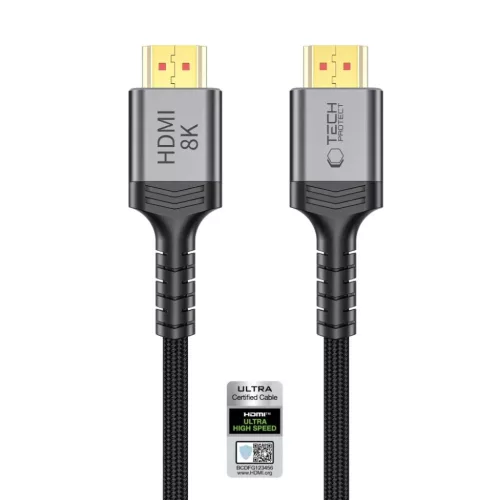 Tech-Protect UltraBoost HDMI 2.1 kábel 4K 120Hz / 8K 60Hz 300 cm feke-5906302323692 4 kép