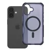 iPhone 16 Forcell F-Protect BumperX Premium MagSafe-kompatibilis sötétkék tok