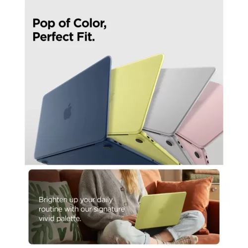 MacBook Neo 13 2026 Spigen AirSkin matt sárga tok-8800337246773 7 kép
