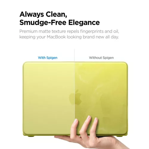 MacBook Neo 13 2026 Spigen AirSkin matt sárga tok-8800337246773 9 kép