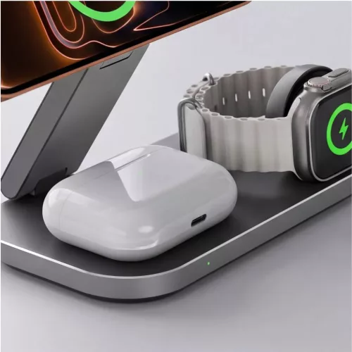 Tech-Protect A52 3 az 1-ben mágneses MagSafe vezeték nélküli tölt-5906302323807 9 kép