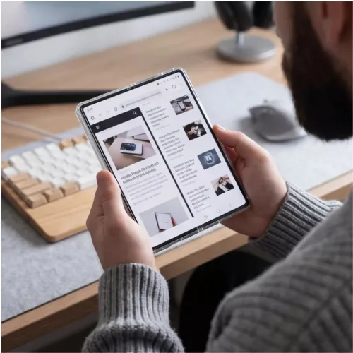 Samsung Galaxy Z Fold 8 Ultra Tech-Protect FlexAir Hybrid átlátszó -5906302324040 5 kép