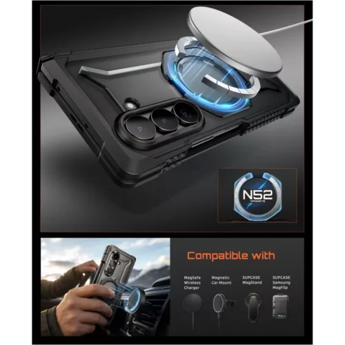 Samsung Galaxy Z Fold 8 Supcase UB Grip Mag MagSafe fekete tok-843439162198 8 kép