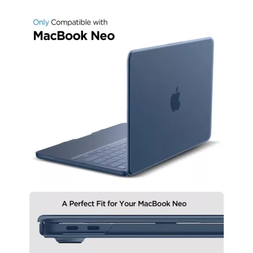 MacBook Neo 13 2026 Spigen AirSkin tok – matt indigókék-8800337249439 6 kép