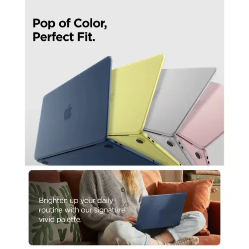 MacBook Neo 13 2026 Spigen AirSkin tok – matt indigókék-8800337249439 7 kép