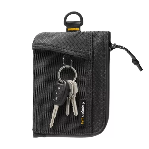 Spigen LF300 RFID kártyatartó pénztárca, fekete-8800337243604 2 kép