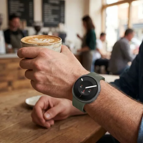 Samsung Galaxy Watch 8 / 9 / Classic (40 / 44 / 46 mm) katonai zöld T-5906302325979 4 kép
