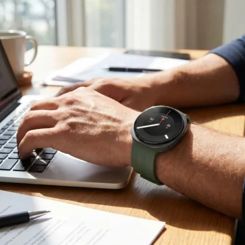 Samsung Galaxy Watch 8 / 9 / Classic (40 / 44 / 46 mm) katonai zöld T-5906302325979 5 kép