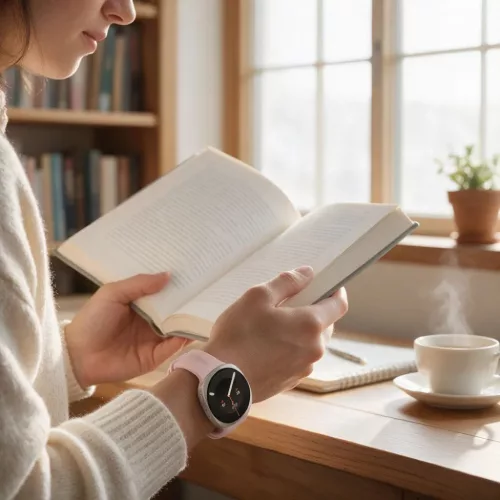Samsung Galaxy Watch 8 / 9 / Classic (40 / 44 / 46 mm) púderrózsasz�-5906302325634 4 kép