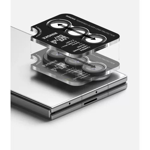  Samsung Galaxy Z Fold 7 / 8 Ultra fekete Ringke Camera Frame 2 darabo-8800380460638 6 kép