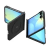  Samsung Galaxy Z Flip 8 fekete Spigen AirSkin Aramid MagFit MagSafe tok