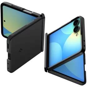    Samsung Galaxy Z Flip 8 fekete Spigen Air Fit Pro MagFit tok