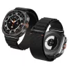  Samsung Galaxy Watch Ultra 1 / 2 (47 mm) fekete Spigen WBF1 nejlon óraszíj