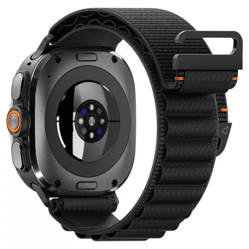  Samsung Galaxy Watch Ultra 1 / 2 (47 mm) fekete Spigen WBF1 nejlon ó-8800337247466 3 kép
